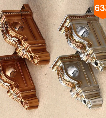 Artist Room Plaster Carve Holder Curtain Rod - Room Accessories Roman