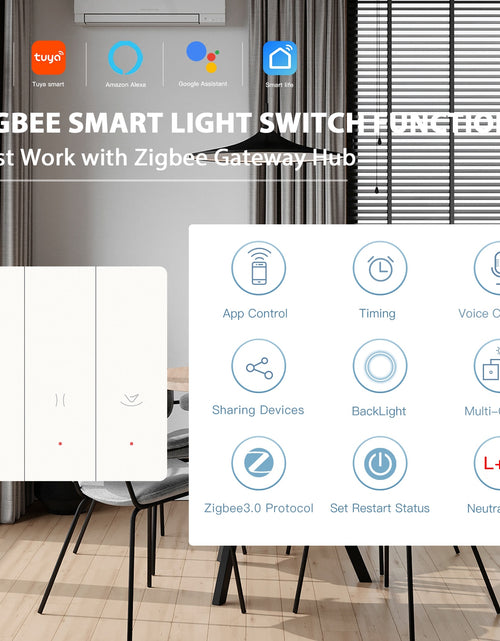 Load image into Gallery viewer, BSEED Mechanical Zigbee Shutter Switches Smart Curtain Switches Smart
