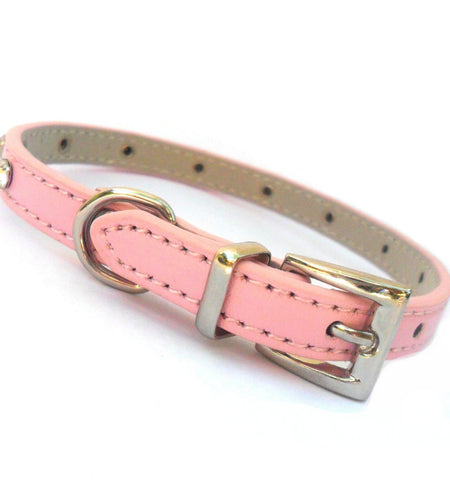 Baby Diamante Collar - Pink