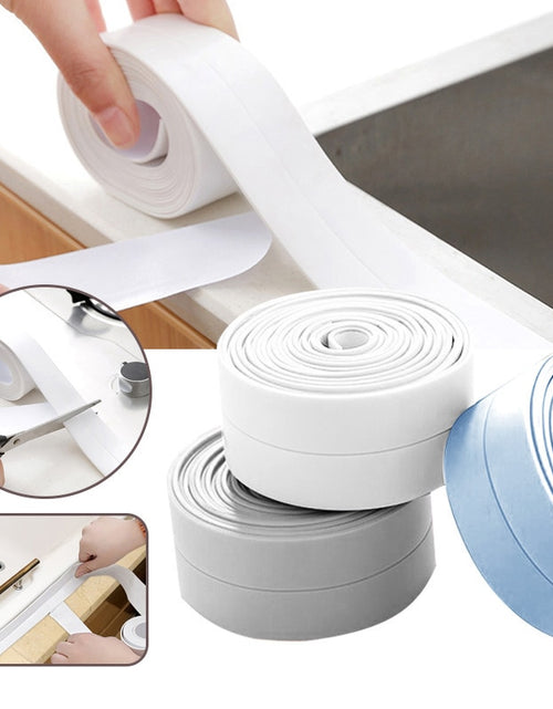 Load image into Gallery viewer, Bathroom Shower Sink Bath Sealing Tapes Pvc Adhesive Sealing Strips
