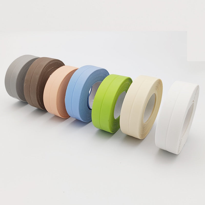 Bathroom Shower Sink Bath Sealing Tapes Pvc Adhesive Sealing Strips