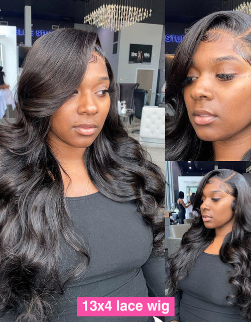 Load image into Gallery viewer, Body Wave 360 Full Lace Wig Human Hair Pre Plucked 13x6 Hd Lace
