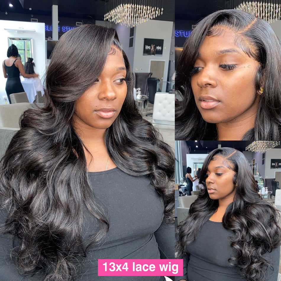 Body Wave 360 Full Lace Wig Human Hair Pre Plucked 13x6 Hd Lace