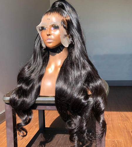 Body Wave 360 Full Lace Wig Human Hair Pre Plucked 13x6 Hd Lace