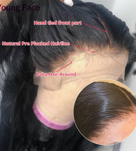 13x4 Lace Frontal Human Hair Wig Reddish Brown - Brown Colored Body