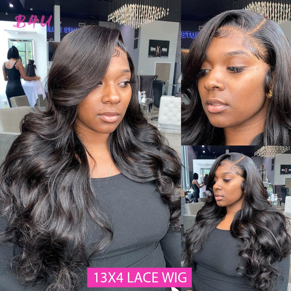 Body Wave Lace Front Human Hair Wig Brazilian 13x4 13x6 HD Lace