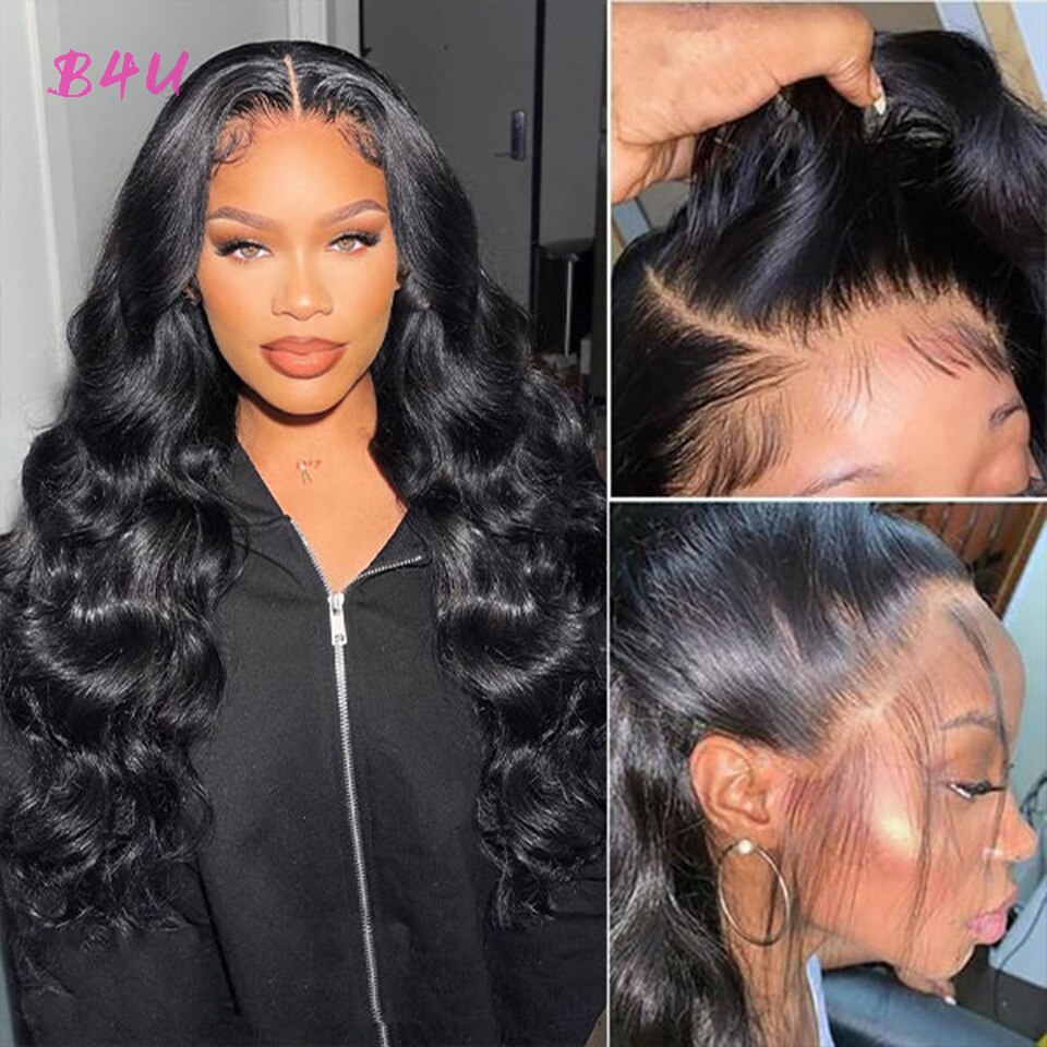 Body Wave Lace Front Human Hair Wig Brazilian 13x4 13x6 HD Lace