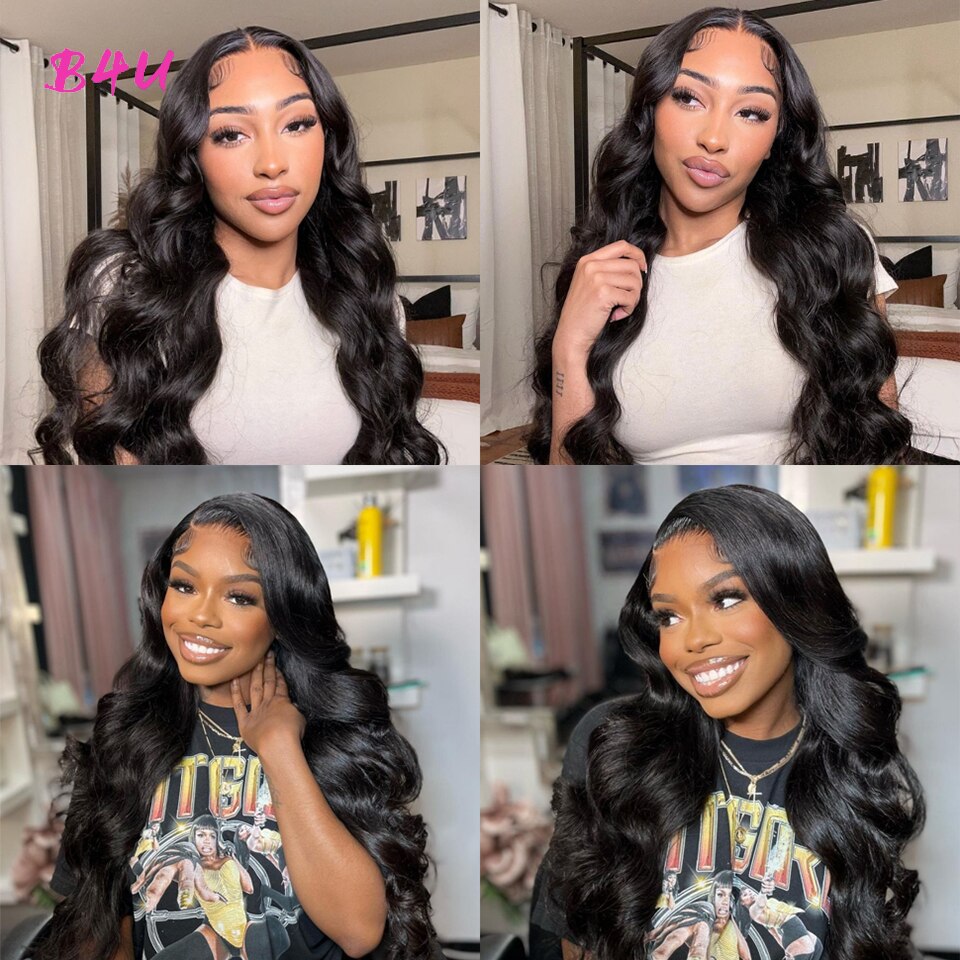 Body Wave Lace Front Human Hair Wig Brazilian 13x4 13x6 HD Lace