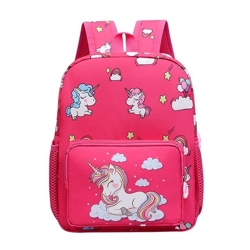 Load image into Gallery viewer, Boy Girl Cartoon Unicorn Schoolbags Large Capacity School Backpack
