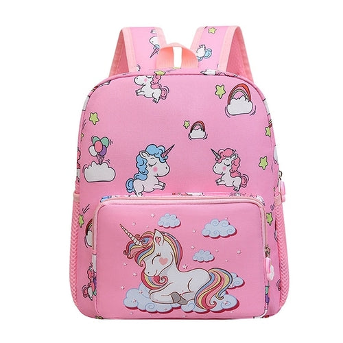 Load image into Gallery viewer, Boy Girl Cartoon Unicorn Schoolbags Large Capacity School Backpack
