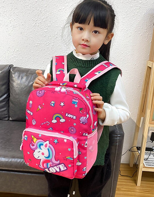 Load image into Gallery viewer, Boy Girl Cartoon Unicorn Schoolbags Large Capacity School Backpack
