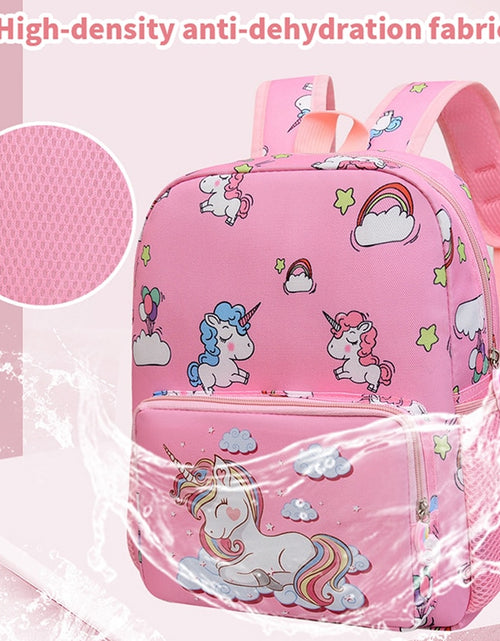 Load image into Gallery viewer, Boy Girl Cartoon Unicorn Schoolbags Large Capacity School Backpack
