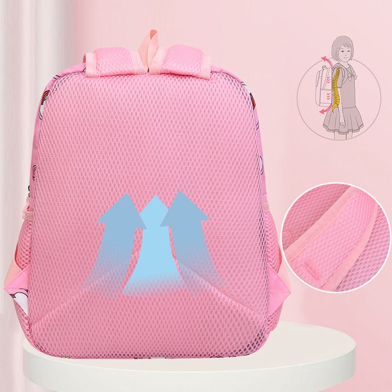 Boy Girl Cartoon Unicorn Schoolbags Large Capacity School Backpack