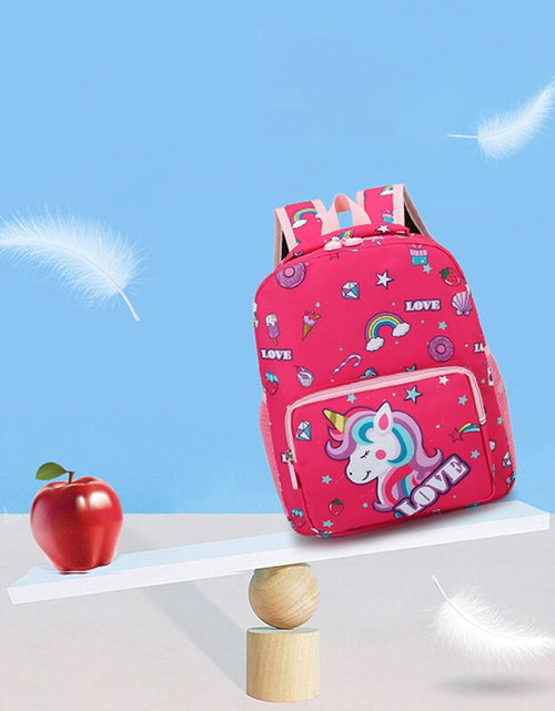 Load image into Gallery viewer, Boy Girl Cartoon Unicorn Schoolbags Large Capacity School Backpack
