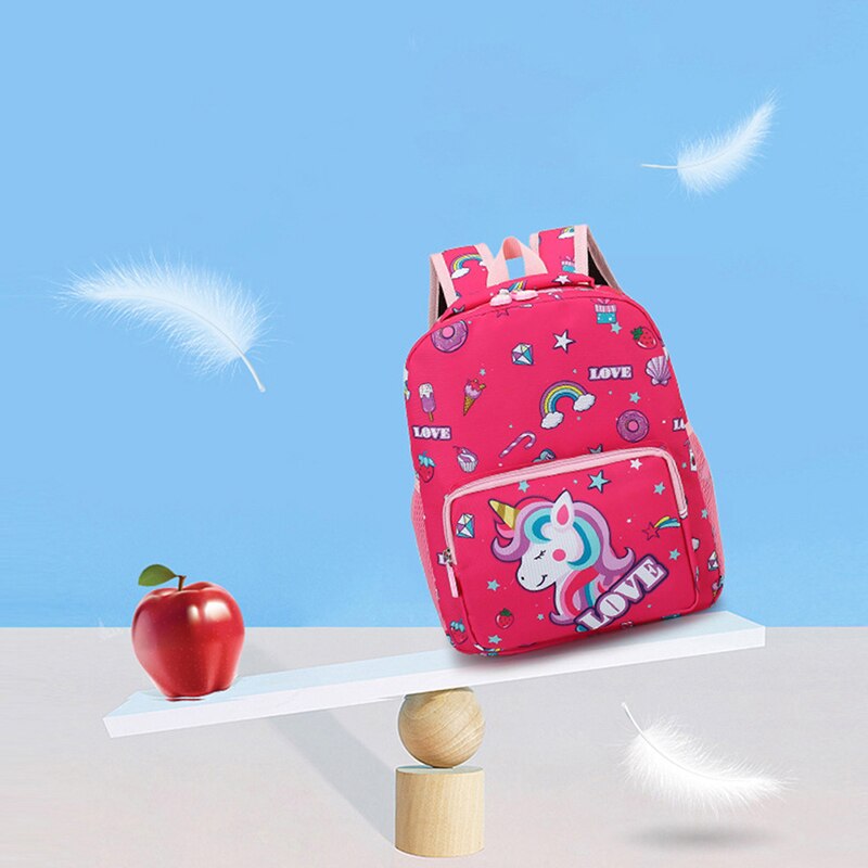 Boy Girl Cartoon Unicorn Schoolbags Large Capacity School Backpack