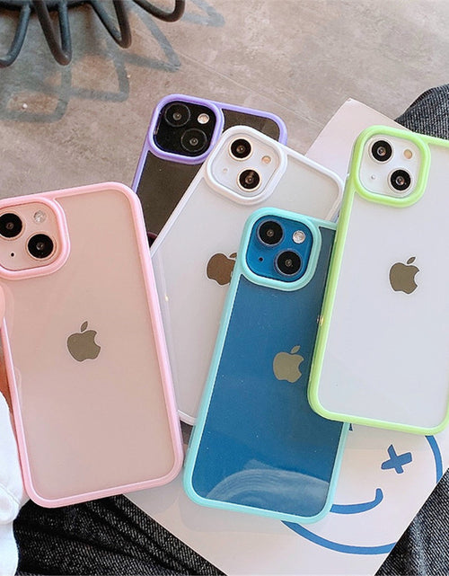 Load image into Gallery viewer, Candy Shockproof Silicone Bumper Phone Case For Iphone 11 12 13 Pro
