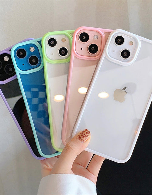 Load image into Gallery viewer, Candy Shockproof Silicone Bumper Phone Case For Iphone 11 12 13 Pro
