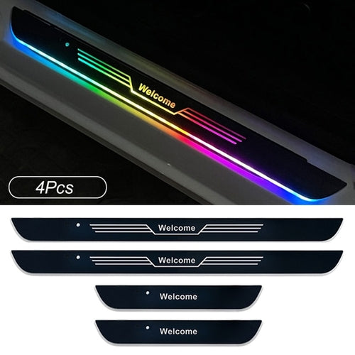 Load image into Gallery viewer, Car Door Sill Lights Welcome Pedal Illuminated Lights Infrared Sensor
