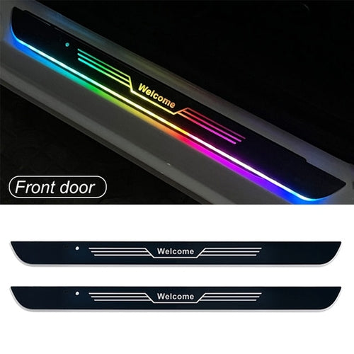 Load image into Gallery viewer, Car Door Sill Lights Welcome Pedal Illuminated Lights Infrared Sensor
