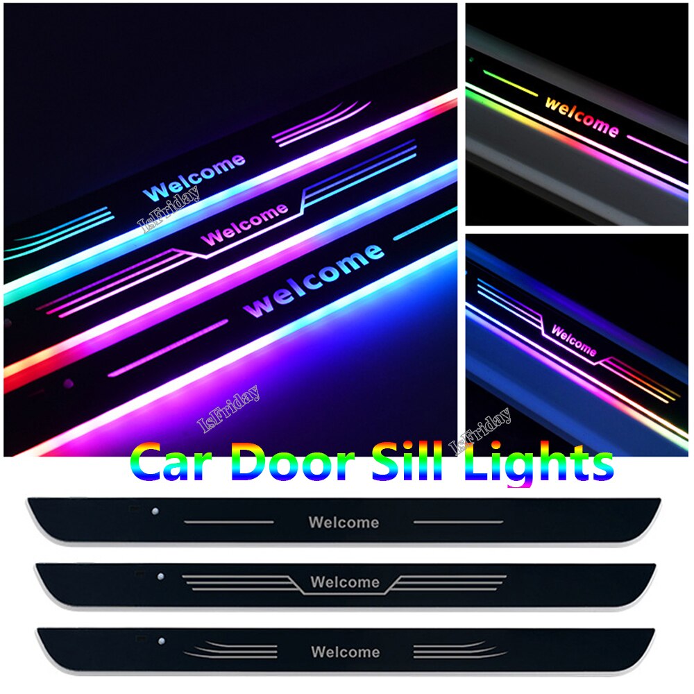 Car Door Sill Lights Welcome Pedal Illuminated Lights Infrared Sensor