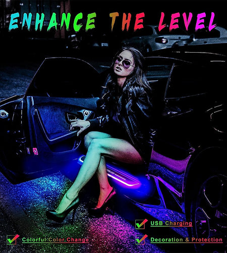 Car Door Sill Lights Welcome Pedal Illuminated Lights Infrared Sensor