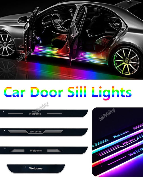 Load image into Gallery viewer, Car Door Sill Lights Welcome Pedal Illuminated Lights Infrared Sensor
