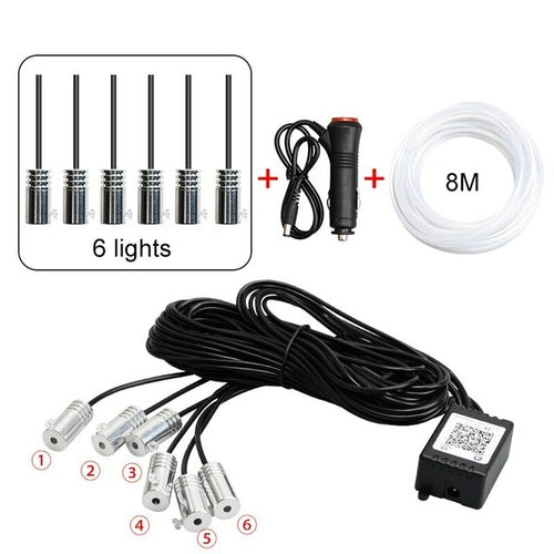 Load image into Gallery viewer, 5/6 In 1 Car Led Interior Atmosphere Lights Universal Rgb Ambient
