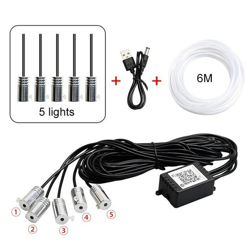 Load image into Gallery viewer, 5/6 In 1 Car Led Interior Atmosphere Lights Universal Rgb Ambient
