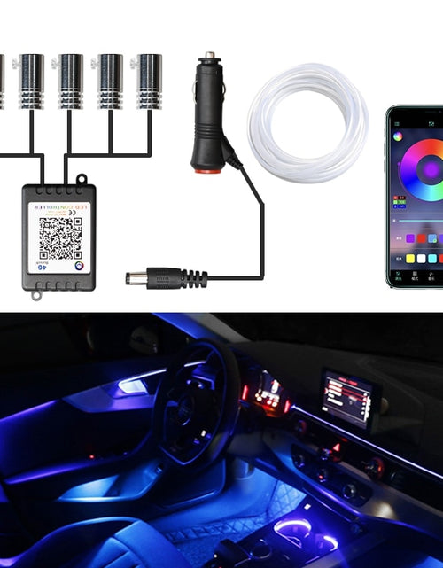 Load image into Gallery viewer, 5/6 In 1 Car Led Interior Atmosphere Lights Universal Rgb Ambient
