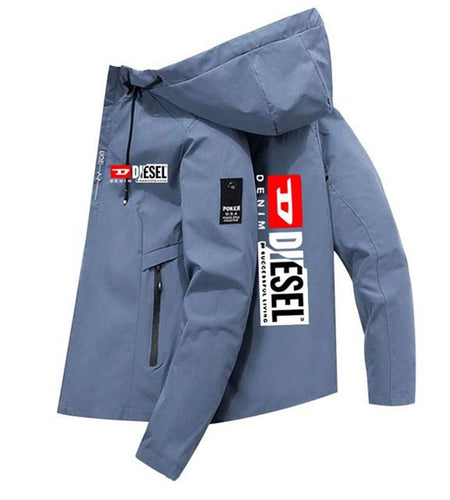 Chaqueta gabardina con sombrero para hombres campamento de pesca al