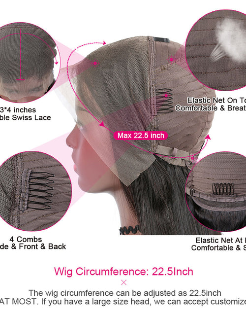 Load image into Gallery viewer, Cheap 30 Inch Wavy Body Wave Lace Front Wig 13x4 HD Transparent Lace
