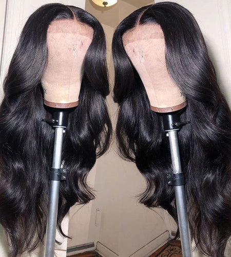 Cheap 30 Inch Wavy Body Wave Lace Front Wig 13x4 HD Transparent Lace