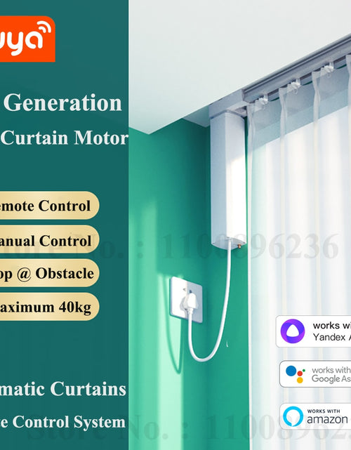 Load image into Gallery viewer, Tuya Wifi Motor Electric Curtain Guide Rail - Smart Intelligent
