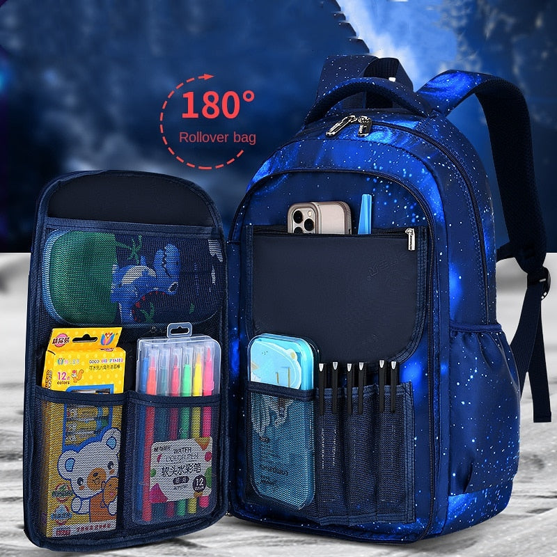 Child School Bag Primary Orthopedic | School Bags Children Backpack