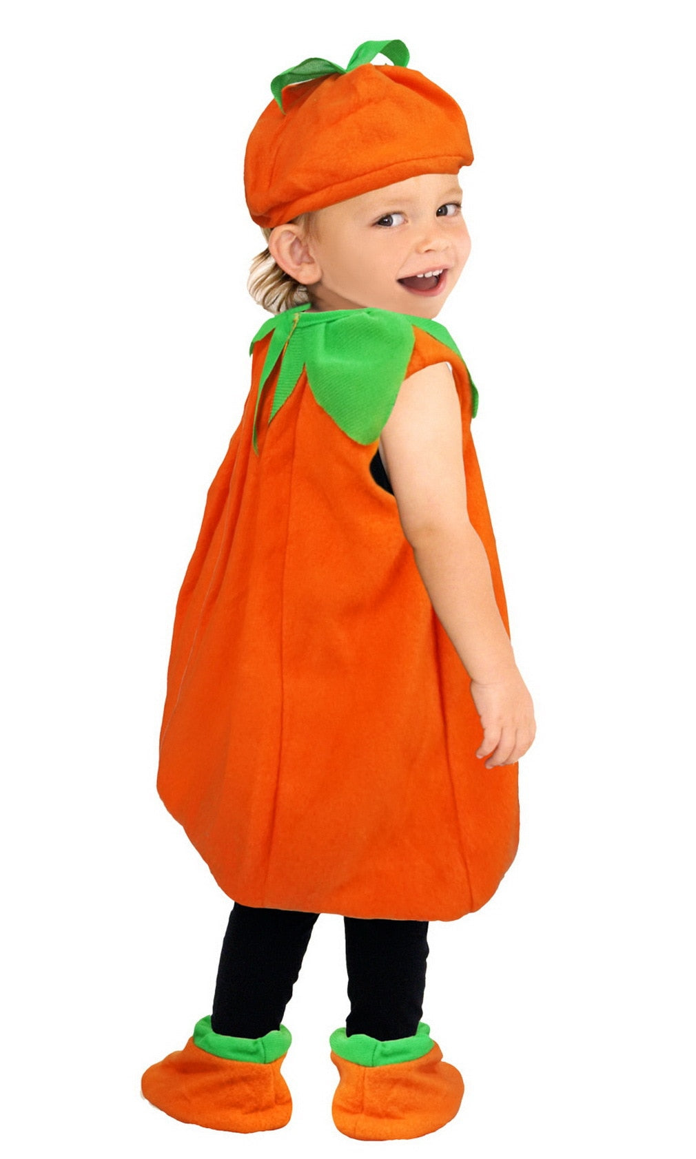 Children's Halloween Cosplay Costume Toddler Baby Kids Pumpkin Print