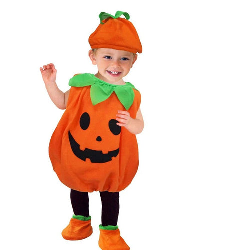 Children's Halloween Pumpkin Costume Stage Performance Costume Baby