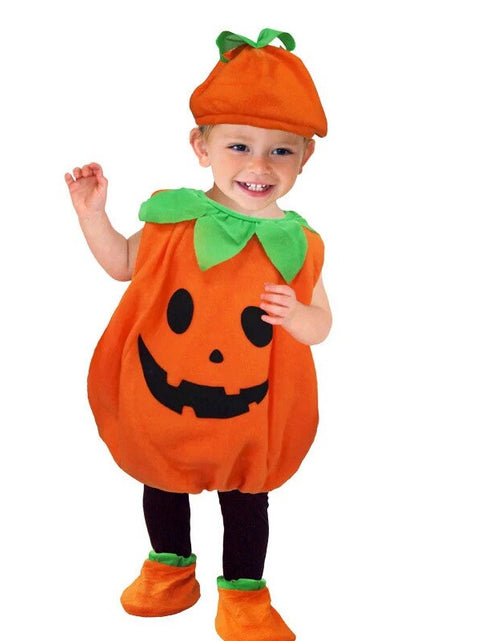 Load image into Gallery viewer, Children&#39;s Halloween Pumpkin Costume Stage Performance Costume Baby
