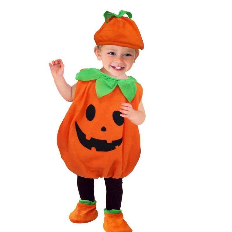 Children's Halloween Pumpkin Costume Stage Performance Costume Baby