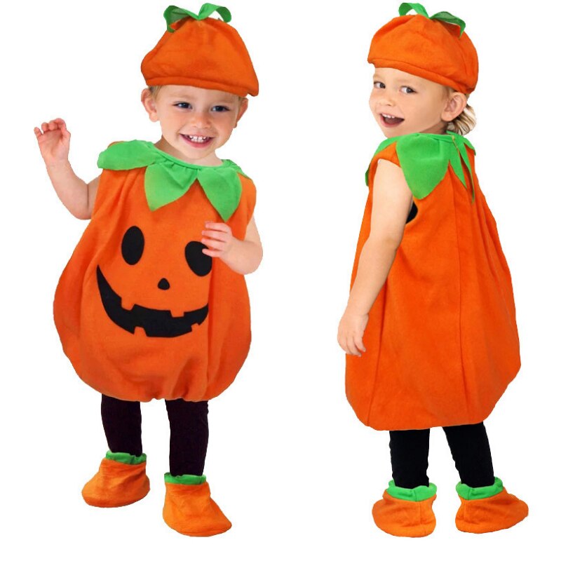 Children's Halloween Pumpkin Costume Stage Performance Costume Baby