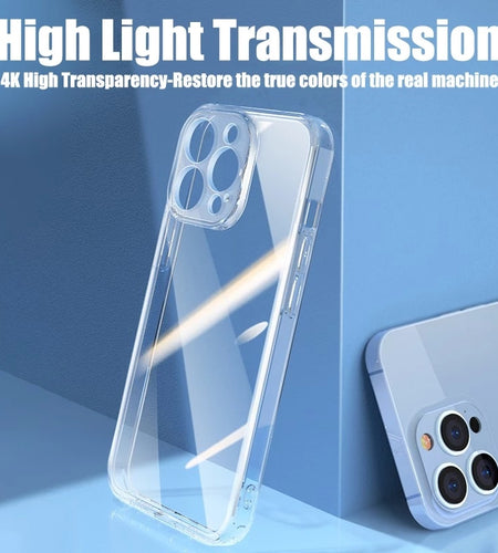 Clear Phone Case For iPhone 12 13 Pro Max Mini Case Silicone Soft