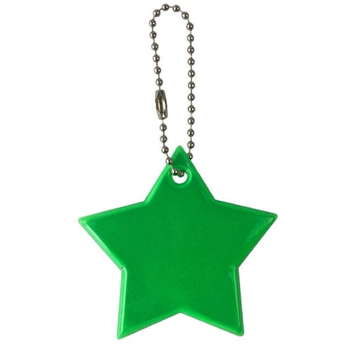 Load image into Gallery viewer, Colorful Star Reflective | Star Reflector Keychain | Night Reflector
