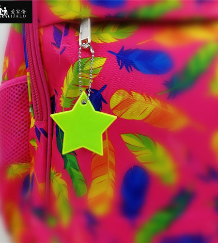 Colorful Star Reflective | Star Reflector Keychain | Night Reflector