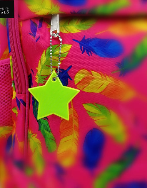 Load image into Gallery viewer, Colorful Star Reflective | Star Reflector Keychain | Night Reflector
