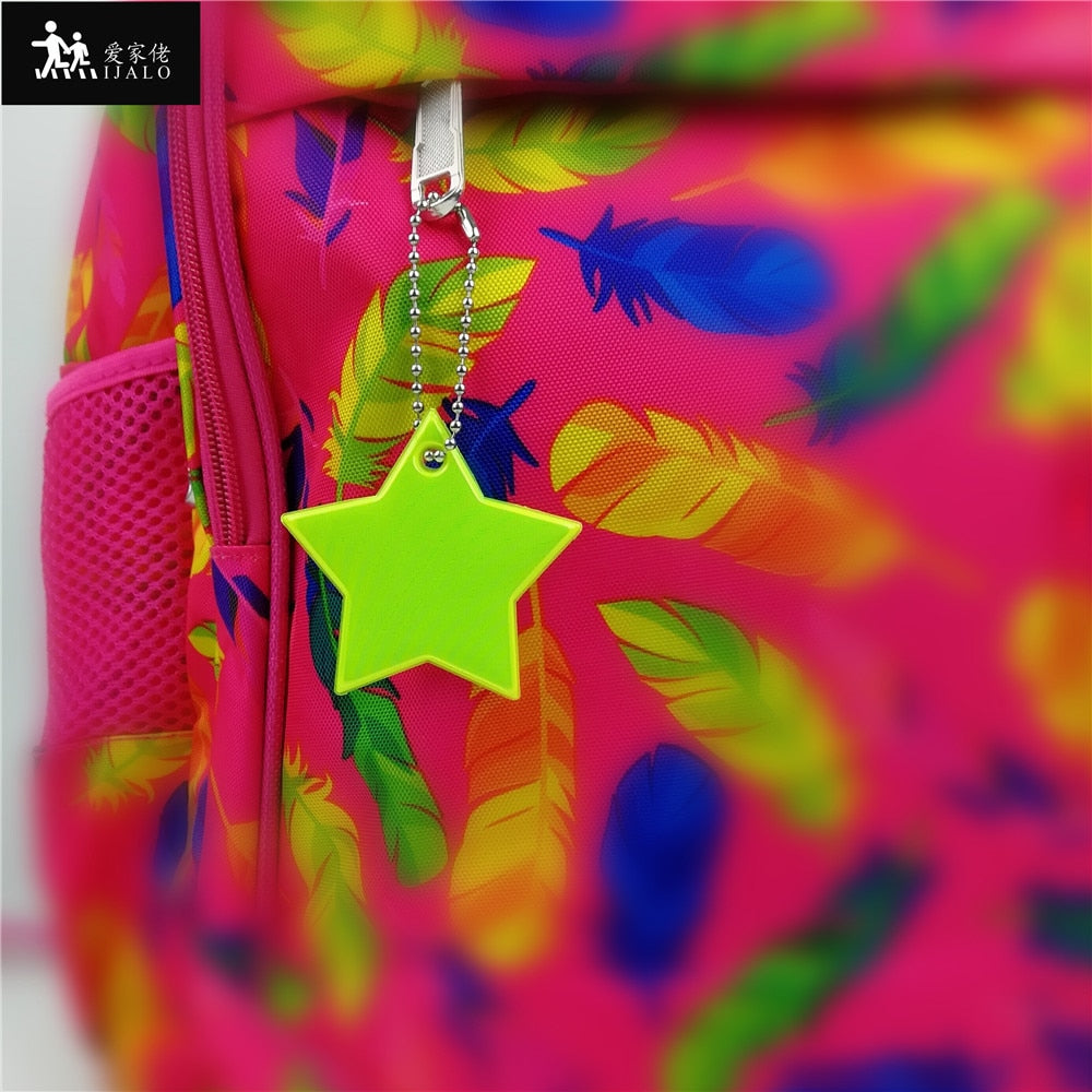 Colorful Star Reflective | Star Reflector Keychain | Night Reflector