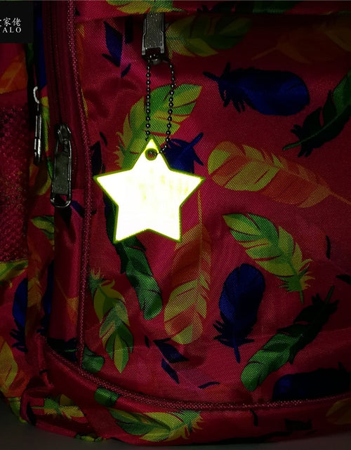 Load image into Gallery viewer, Colorful Star Reflective | Star Reflector Keychain | Night Reflector
