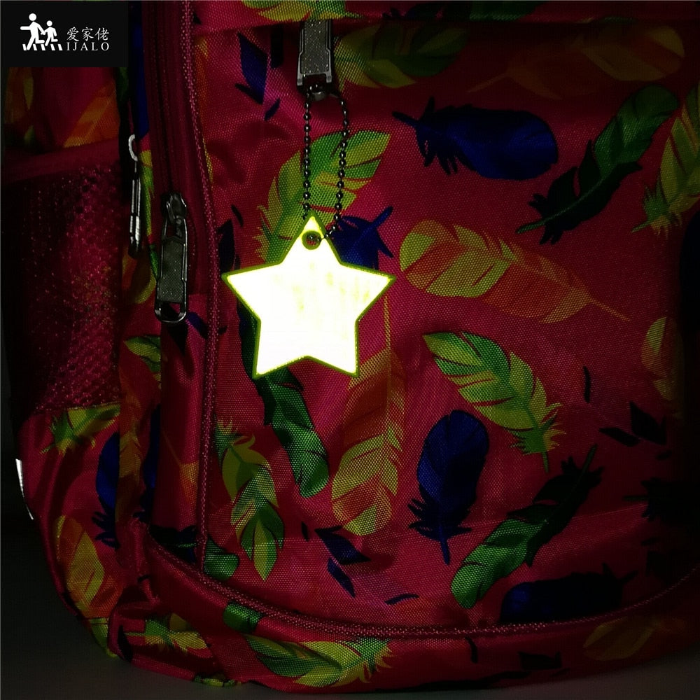 Colorful Star Reflective | Star Reflector Keychain | Night Reflector