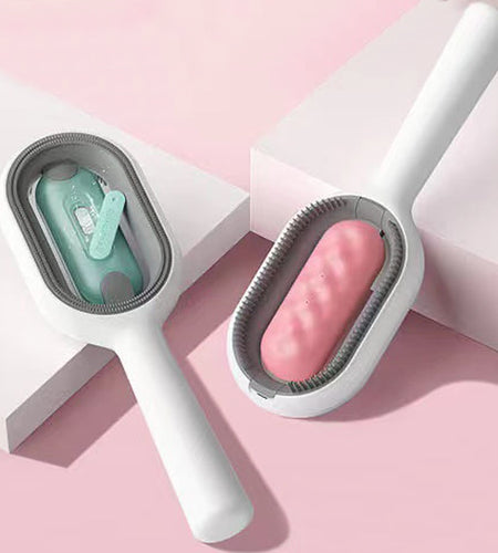 Creative Update Cat Dog Grooming Comb With Water Tank Double Sided