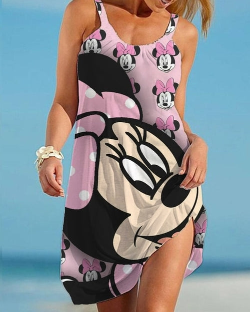 Load image into Gallery viewer, Disney Minnie Mickey Mouse Woman Dress Summer European and American
