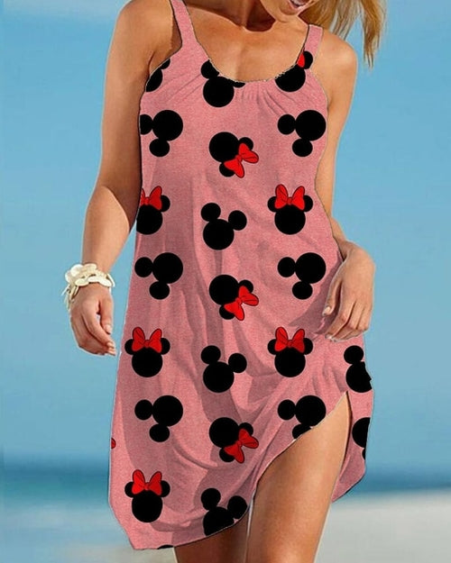 Load image into Gallery viewer, Disney Minnie Mickey Mouse Woman Dress Summer European and American
