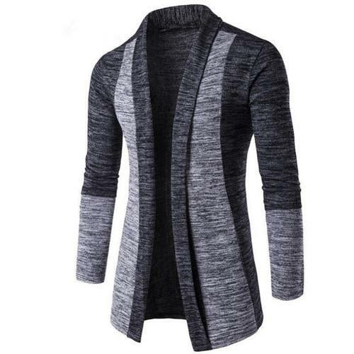 Load image into Gallery viewer, Dropshipping Retro Men Patchwork Long Sleeve Slim Fits Knitted Sweater
